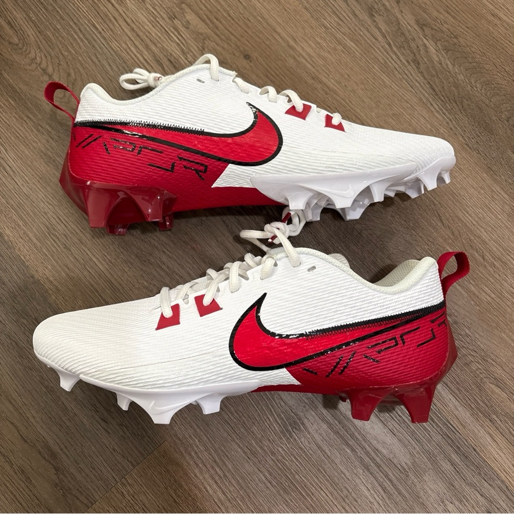 Men's Nike Vapor Edge Speed 2 Football Cleats Red White FN7764-113 New